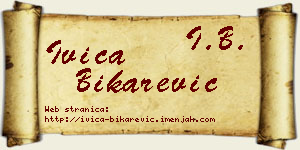 Ivica Bikarević vizit kartica